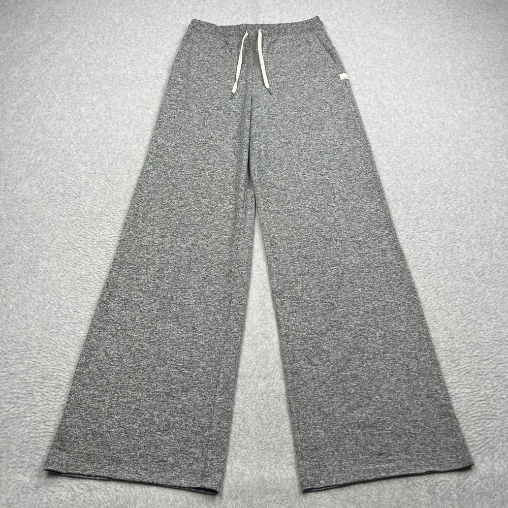 Vuori Halo Essential Wideleg Pants Womens Small Gray Heather Activewear VW4023-L